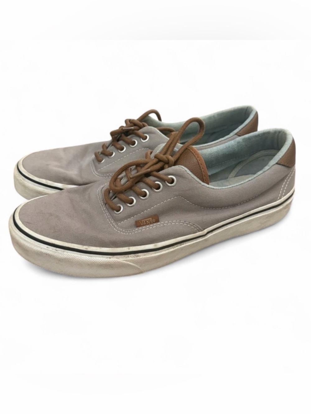 Vans Era Gray Brown Low Top Sneakers Men’s Size 10